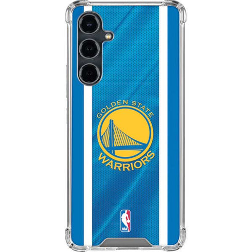 NBA Golden State Warriors Jersey Galaxy S23 FE Clear Case